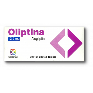 OLIPTINA 12.5 MG ( ALOGLIPTIN ) 30 FILM-COATED TABLETS